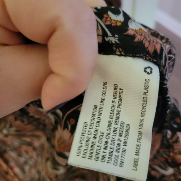 Xhilaration Pink and Black Scoop Neck 3/4 Sleeve Dress - Picture 4 of 5